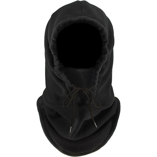 Balaclava-hattu, Balaclava-moottoripyöräilypyörä, Yksi koko, Musta naamio miehille naisille, Mukava, Hengittävä ja pölytiivis, Termohiihto Balaclava, W