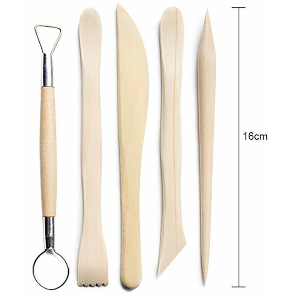 Keramikverktyg Mejsel lera för krukmakare / keramikerkits 30 st