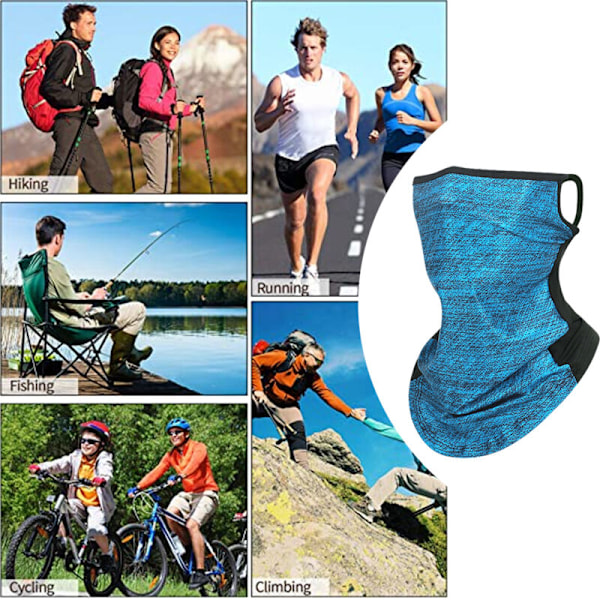 Enkel mode dam utomhus Sport Öronkrok Halsduk
