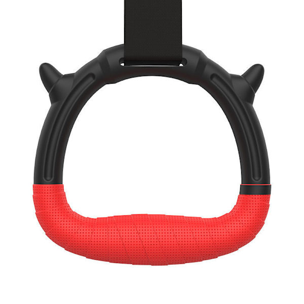 Gymnastikkringer for barn og voksne - Kroppsbyggerringer med 95 cm justerbare stropper og sklisikre svettebånd for gymnastikk- og kroppsbyggerøvelser
