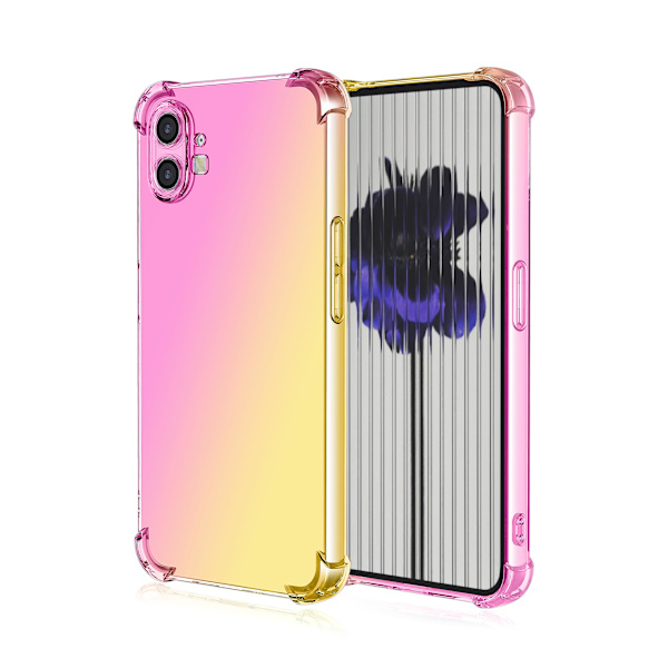 Gradientfodral Kompatibelt med Nothing Phone 1, Mjukt Tpu Fyra Hörn Stötsäkert Skyddande Skal