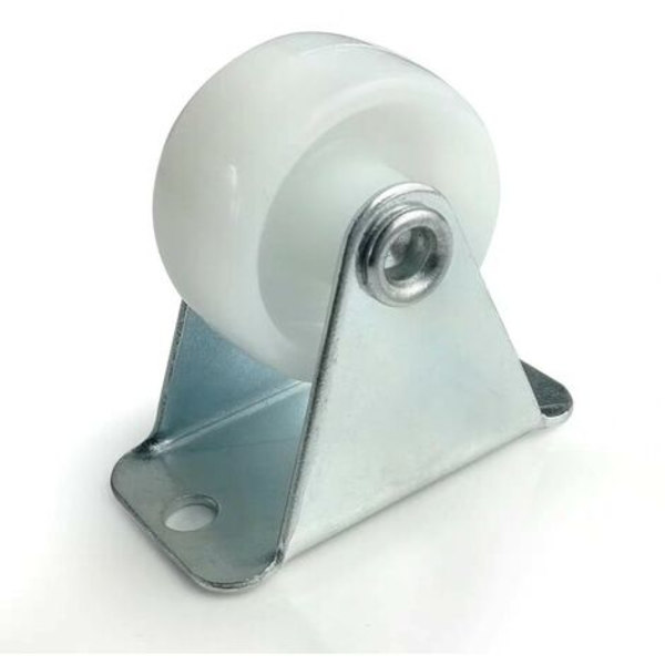Set med 4 st vridbara hjul, tysta hjul, PVC-hjul, industrihjul, platta hjul för rotering 50 mm