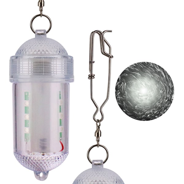 LED-lampa vattentät undervattens lockljus som lockar nattfisk
