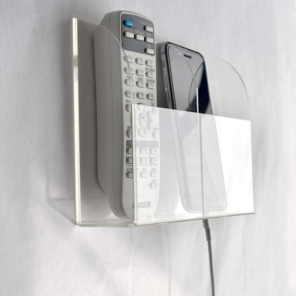 Transparent Fjernkontrollorganisator, Fjernkontrollholder
