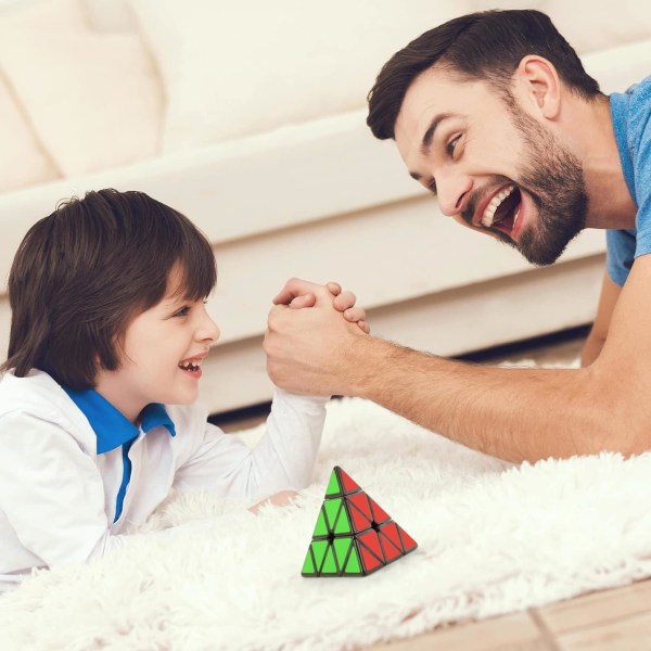 3x3, taikakuution pyramidi palapeli kierrematkalelu, sopii lahjoihin