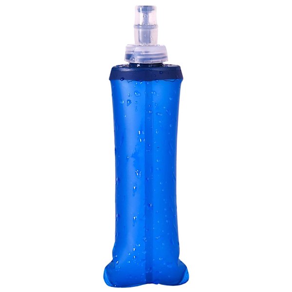 2 Pcs Soft Bottles 250ml, TPU Foldable Running Water Bottles, Outdoor Sports Hydration Bottle, Soft Collapsible Water Bottle