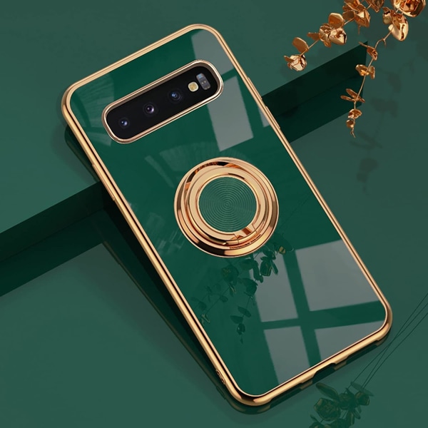 Case till Samsung Galaxy S10（Grön） , Snyggt case Silikon T