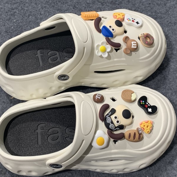 14 kappaletta 3D-tukikengät Sandaalit Koristeet (Cartoon Puppy), Kenkäkoristeet, Söpöt kenkäkoristeet Tukikengät Sandaalit Rannekoru DIY