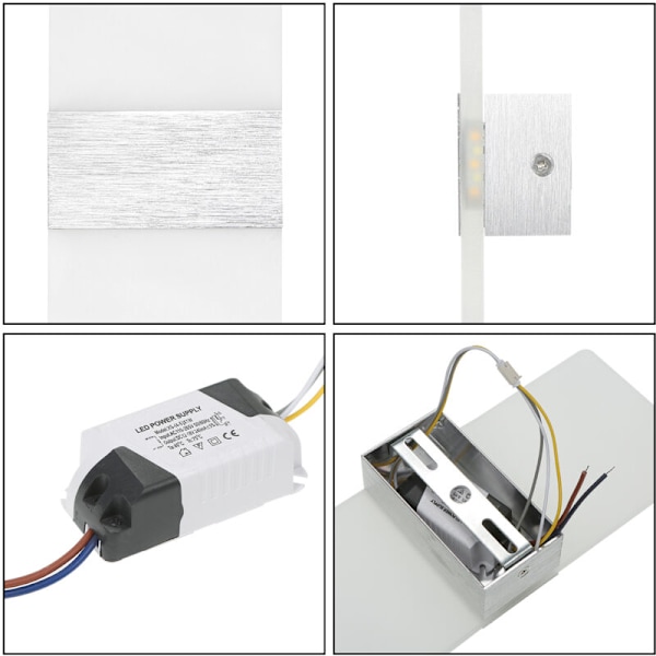 En LED væglampe C110-265V 4W til skab, korridor, kabinet, garderobe