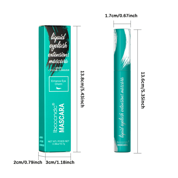 Liquid Eyelash Extension Mascara Thickening Curl Waterproof 3 Pack