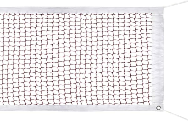Innendørs/utendørs nylon badmintonnett, rød