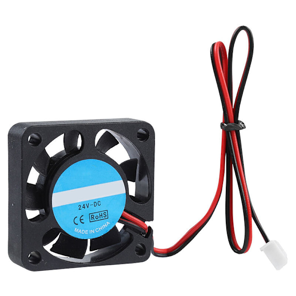 Sett med 2 24 V kjølevifter for ekstruder, stillegående, 4010, 7000 rpm, perfekt for 3D-printere.