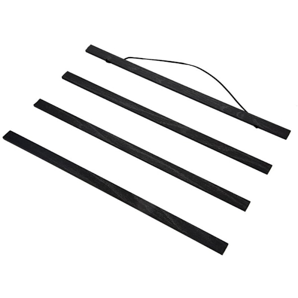Moderne magnetisk fotoramme i treflis for DIY, plakater, ruller, trykk, kunstverk (50 cm)