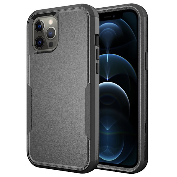 iPhone 15 Pro MAX (kun) Commuter Series Etui Sort, slank og robust, lommevenlig, med portbeskyttelse