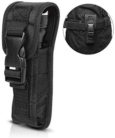 Taskulamppupussi, Taskulamppukotelo, Nylon-taskulamppukotelo 6P / g2 / 9P Ultrafire 501B / 502B / C1 / 501C taskulampulle ulkoilmajahtiin