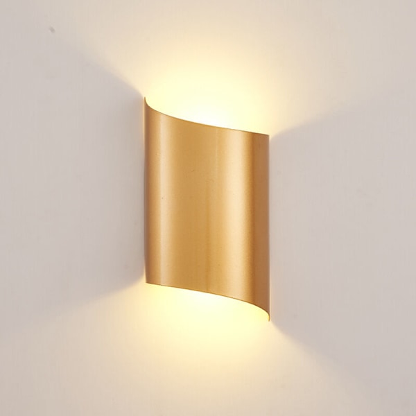 Hvid indendørs væglampe, varm hvid væglampe, soveværelses væglampe, LED væglampe, guld væglampe. Vægtapet - RWBørneværelses væglampe