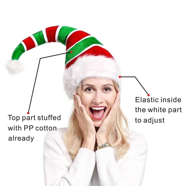 Jule Ugly Sweater Party Elf Hat - Jule Elf Hat til Voksne