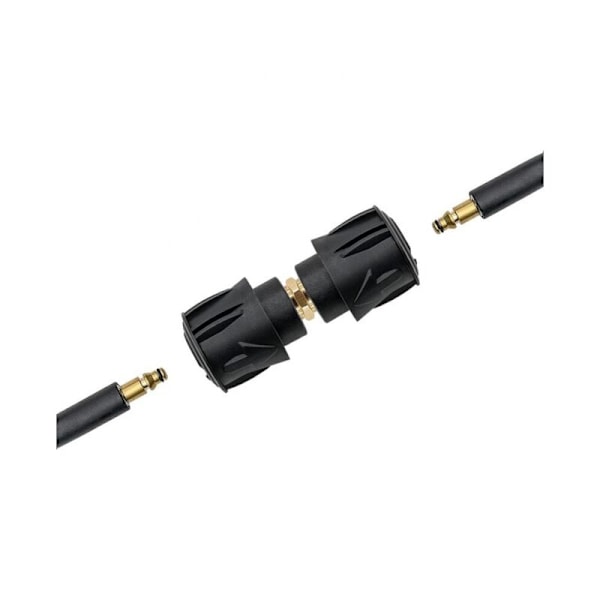 2-pak Højtryks Quick Connectors til Pistol og Højtryksrenser, Slangekoblingsadaptere Kun Kompatible med Kärcher Slange