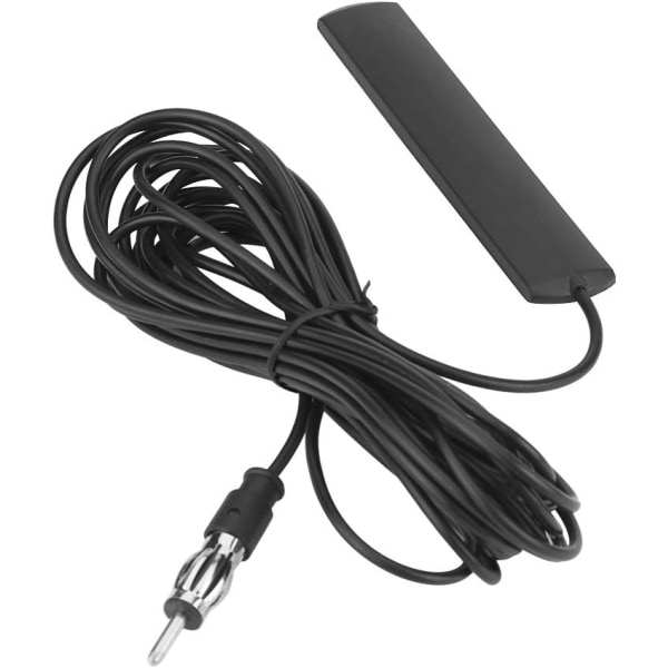 2 stk Universal Bil FM Radio Antenne Patch Antenne Vindusmontering 5M Kabel