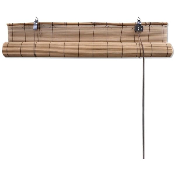 Brun Bambus Rullegardin 100x160 cm