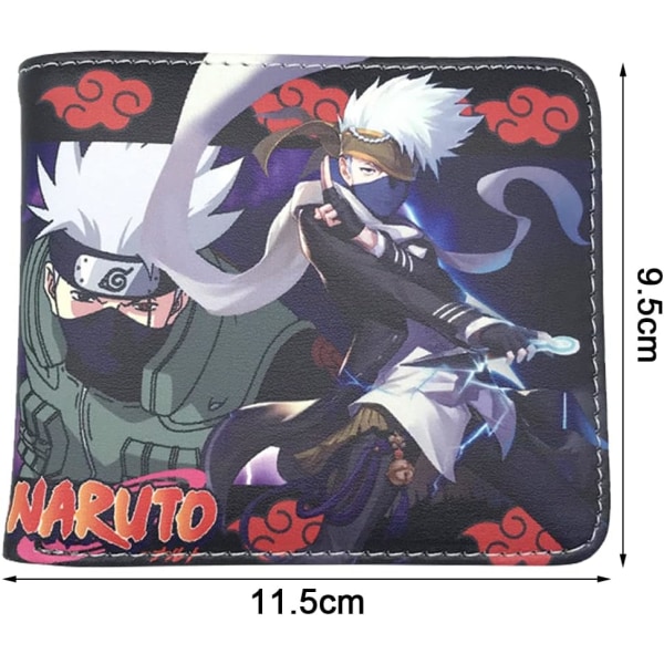 Anime-lompakko, Naruto-lompakko, Kakashi-lompakko, lasten lompakko, Card Ho