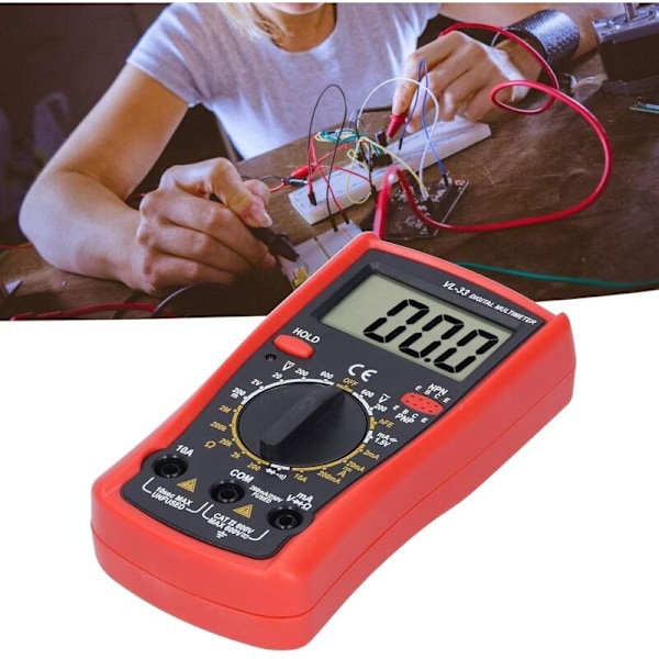Digital multimeter elektronisk multimeter spännings- och strömtestare LCD-verktyg MINIMETERMATE MINIMETERME TESTER TESTOR FÖR LABORATORIUM ATOP