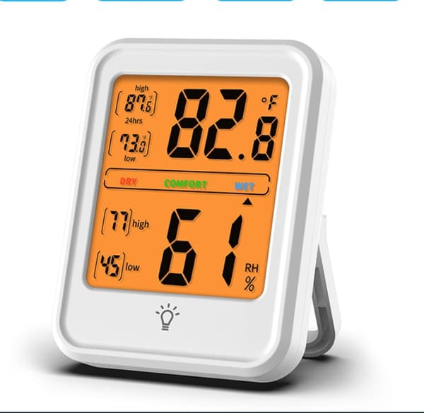 Digital hygrometer inomhus termometer och hygrometer med temperaturmonitor