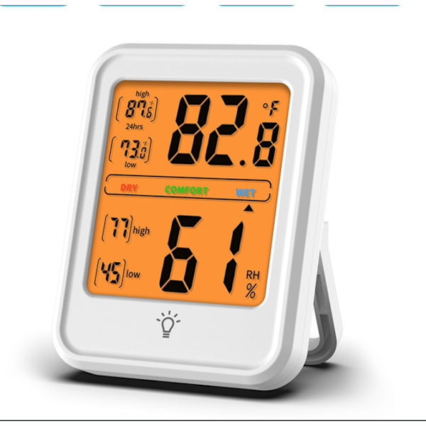 Digital hygrometer stue termometer og hygrometer med temperaturmonitor