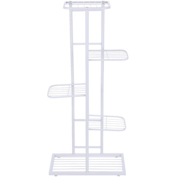 5-etasjes planteutstillingstativ Potteplanteholder Potteplanteholder Frøplanteholder Sterk Potteplanteholder, Hvit