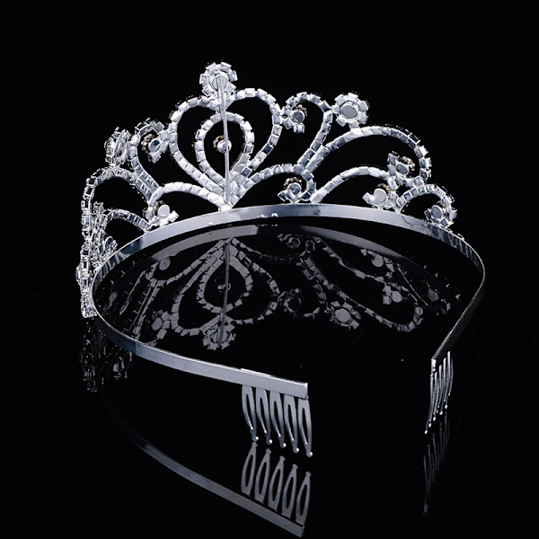 tiara, krystal tiara, brude bryllup tiara