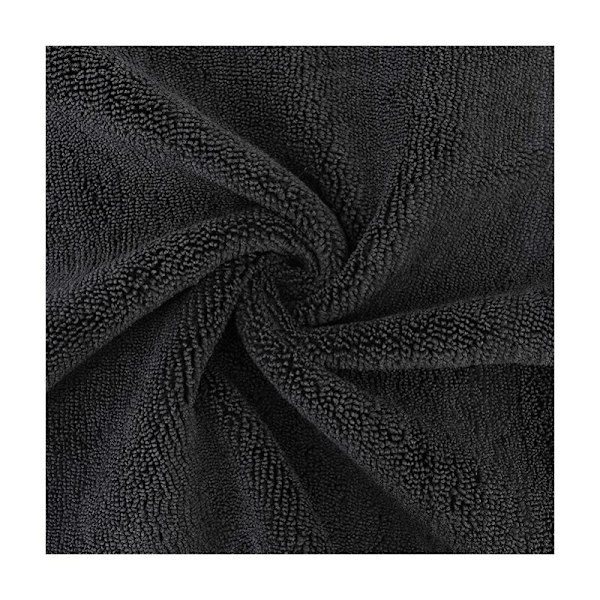 12 mikrokuituliinaa - Premium-laatua - musta - 30 x 30 cm