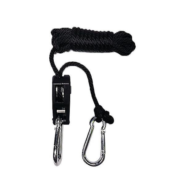 2 par, 150lb ratchet krog med nylon reb, justerbar ratchet reb, voks justerbar ratchet reb.