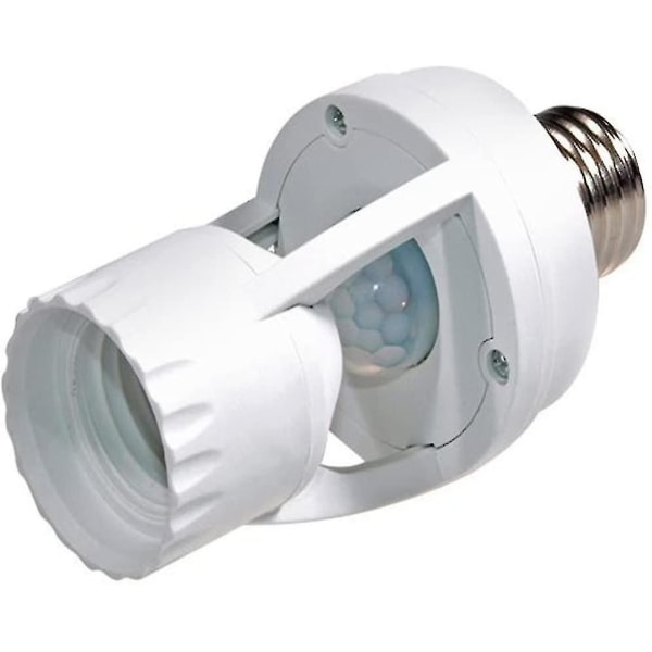 Lamphållare med rörelsedetektor Säkerhetsdetektering E27 60w Motio