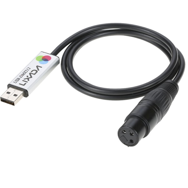 USB-liitäntäadapteri DMX LED DMX512 -valaisimen ohjaimeen PC-himmentimelle