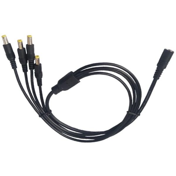 1 naaraspuolinen virtalähdejakokaapeli 2/3/4/5/8/10 uros 2.5 x 5.5 mm videovalvontakameraan, DVR-tarvikkeisiin, LED-valonauhaan