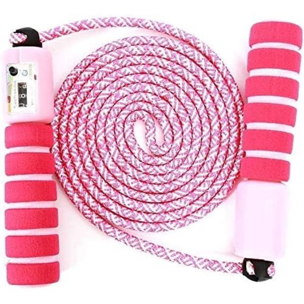 Kids Jump Rope med Counter og Comfort Grip, Speed ​​​​Rope for Tr