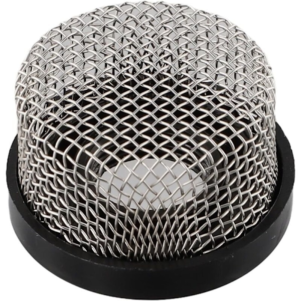 2-pak Mesh Beluftningsfilter, Rustfrit Stål 14 Hungevind, Industrielt Inline Filter til Akvariepumpe
