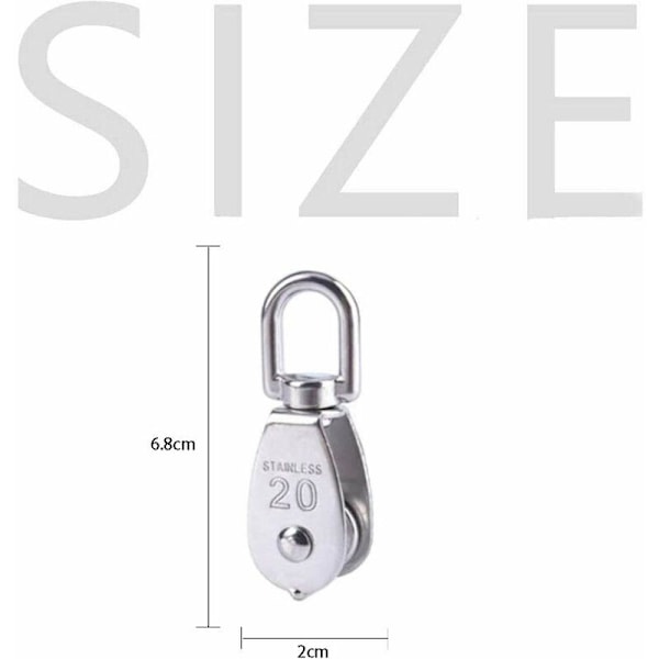 Rostfri ståltrissa 304 m20 2-rums lyfttrissa