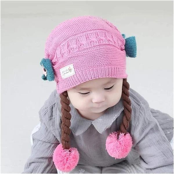 Mer än 4 månaders Nyfödd Baby Söt Hatt Liten Flickhatt