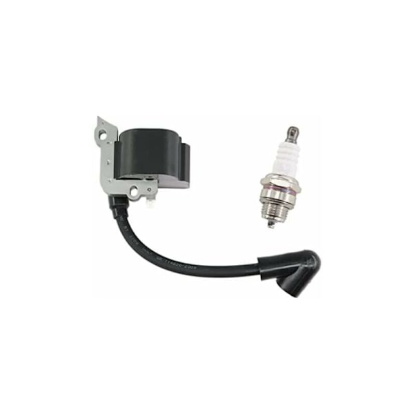 Tändspole med tändstift för Stihl FS38 FS46 FS45 FS55 FC55 FC55Z FC55-DZ HL45 HL45Z HL45-DZ HS45 HS45z KM55MM KM55RZ KM55C KM55R REPONS O