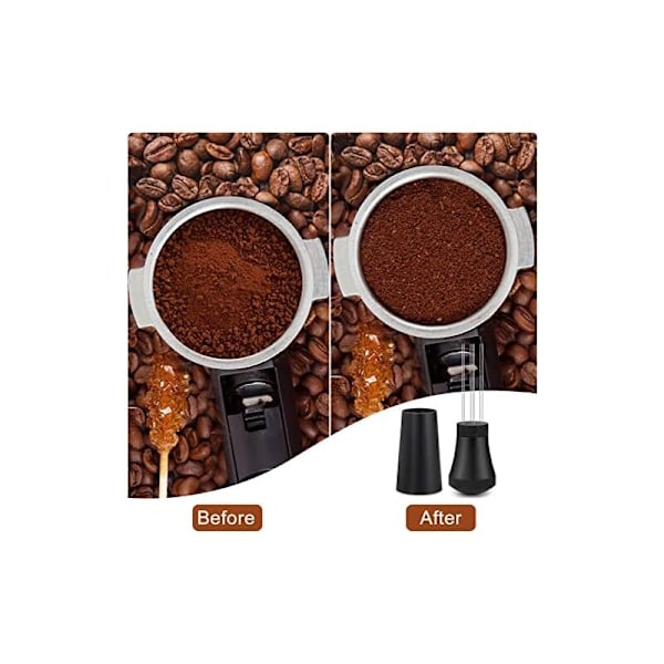 Expresso distribusjonsverktøy 7 nåler, kaffenåldispenser, espresso pulverrører, Verktøy distribusjon espresso, espresso kafferører, nål