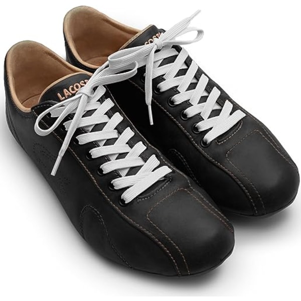 Flade skolisser [3 par] Til enhver type sko eller sneakers - Bredde: 8mm