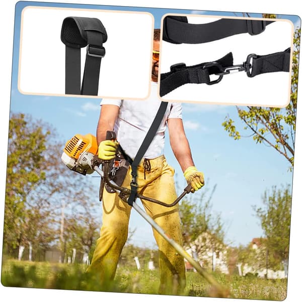 1 stk. Gressklipperrem Justerbar Rem Midje Binding Liner Leashes Høster Fôring Gressklipperbelte Polstret Belte Kutter