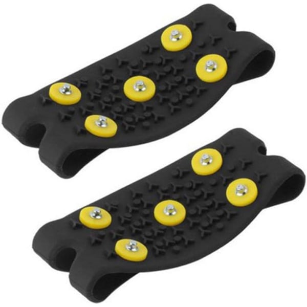 2 par skridsikre bjergbestignings-crampons pigge crampon sko-overtræk