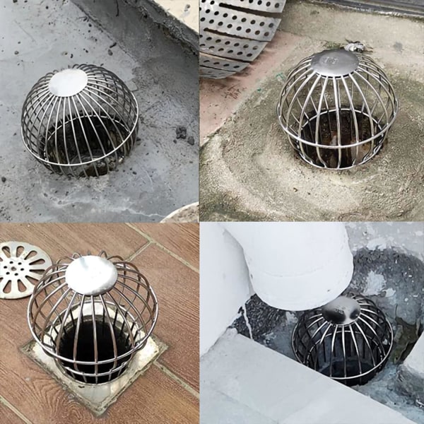 304 rostfritt stål avloppsrör utomhus tak anti-blockering lock runt golvnät lock avlopp golvlinje läckande ränna rengöringsverktyg