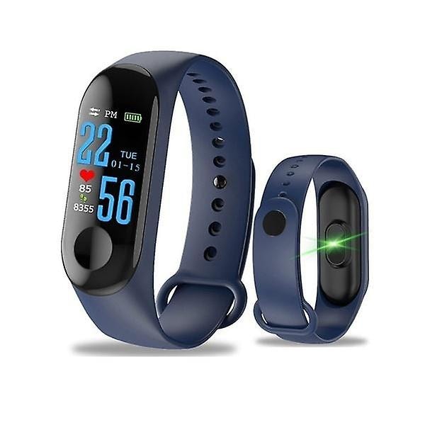 Digitalt Ur Smart Band Blodtryk Trinteller Armbånd Vandafvisende Fitness Tracker Til Ios Android