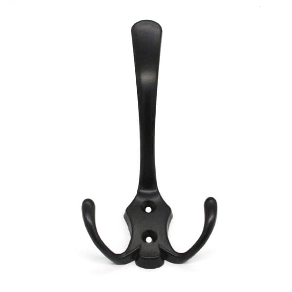 5-delt sæt - Triple væghanger/vægkrog - Hanger sort