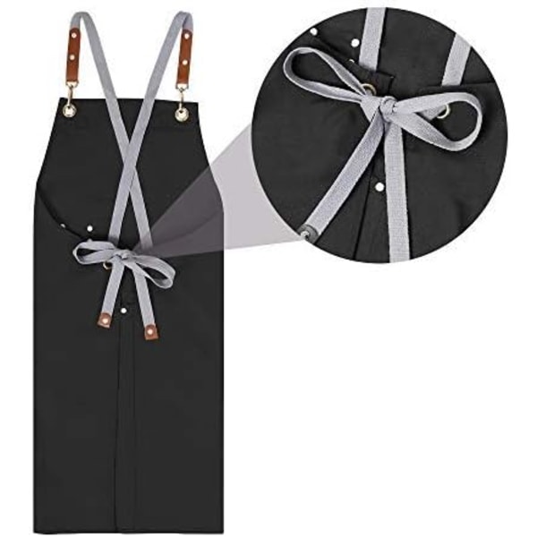 1 Pack Justerbara Haklappar Köksförkläden För Kvinnor, 76*66cm