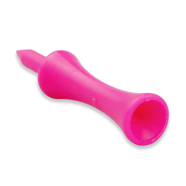 Plastgolftee 100-pack Rosa 57mm