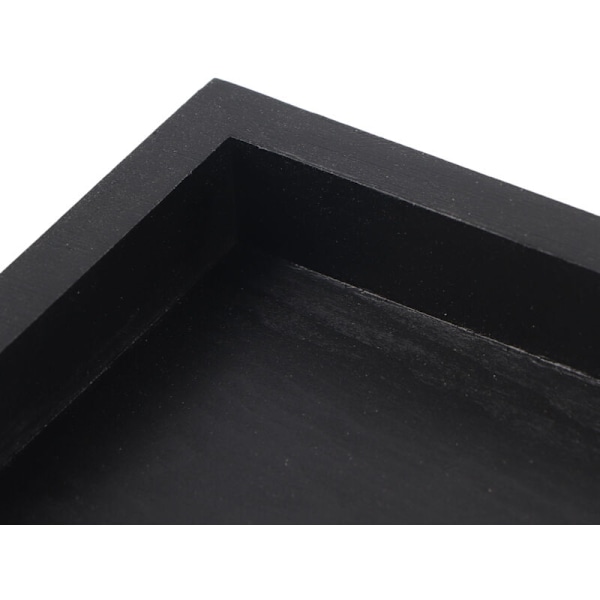 Rektangulært serveringsbrett i massivt tre for te, kaffe, snacks, restaurant, 30 x 20 x 2 cm